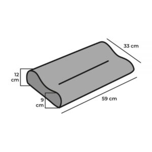 Almohada Cervical Tibi Carbono - Imagen 3