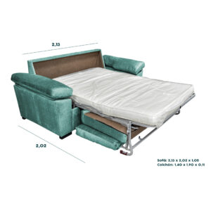 Sofá Cama 1003 Sleep Zone Premium - Imagen 2