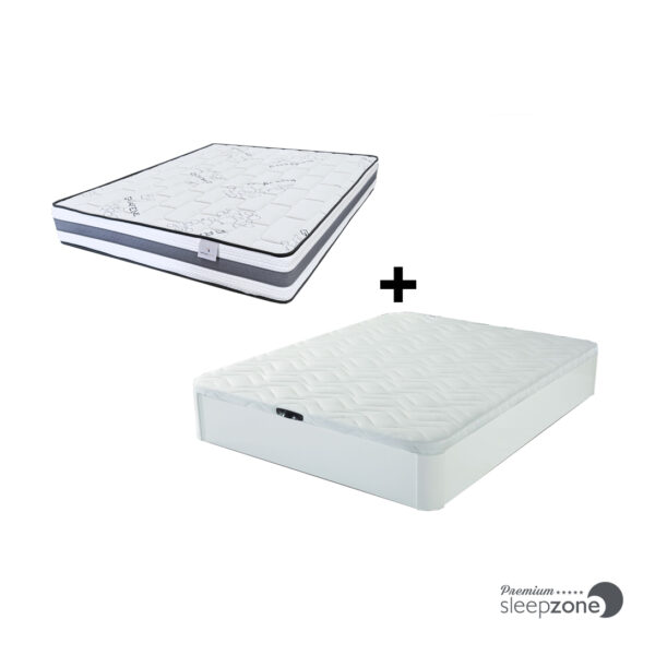Pack Colchón Spring Grafeno Senso Sleep y Canapé Eko