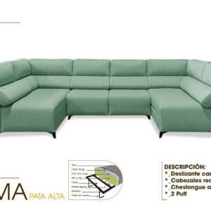 Sofá PUMA Pata Alta - Imagen 3